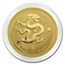 2012 Australia 1 oz Gold Lunar Dragon BU (Series II)