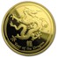 2012 Australia 1 oz Gold Lunar Dragon Proof (Series II)