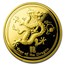 2012 Australia 1 oz Gold Lunar Dragon Proof (SII, Capsule Only)