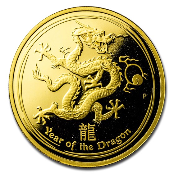 2012 Australia 1 oz Gold Lunar Dragon Proof (SII, Capsule Only) 2012 Australia 1 oz Gold Lunar Dragon Proof (SII, Capsule Only)