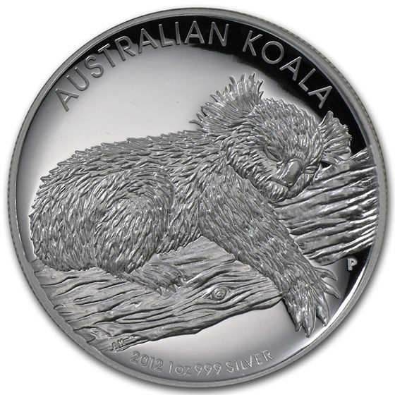 2012 Australia 1 oz Silver High Relief Koala Proof (w/Box & COA) 2012 Australia 1 oz Silver High Relief Koala Proof (w/Box & COA)