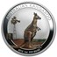 2012 Australia 1 oz Silver Kangaroo Colorized (In Capsule)