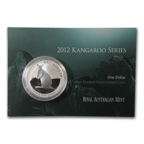 2012 Australia 1 oz Silver Kangaroo (In Display Card) 2012 Australia 1 oz Silver Kangaroo (In Display Card)