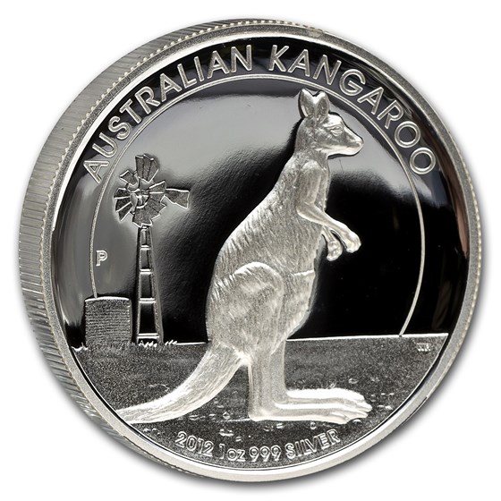 2012 Australia 1 oz Silver Kangaroo Proof (High Relief) 2012 Australia 1 oz Silver Kangaroo Proof (High Relief)