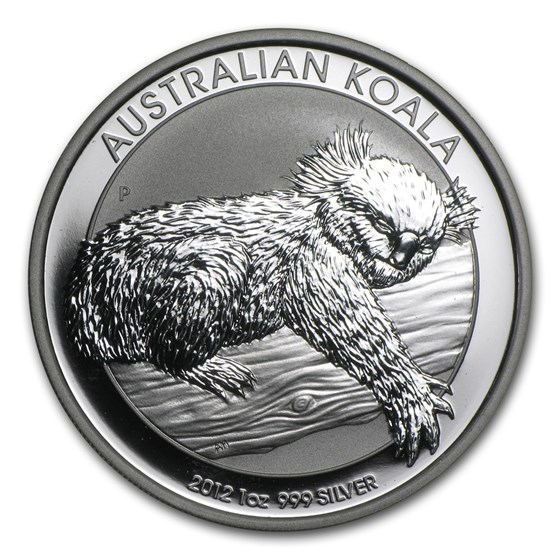 2012 Australia 1 oz Silver Koala BU
