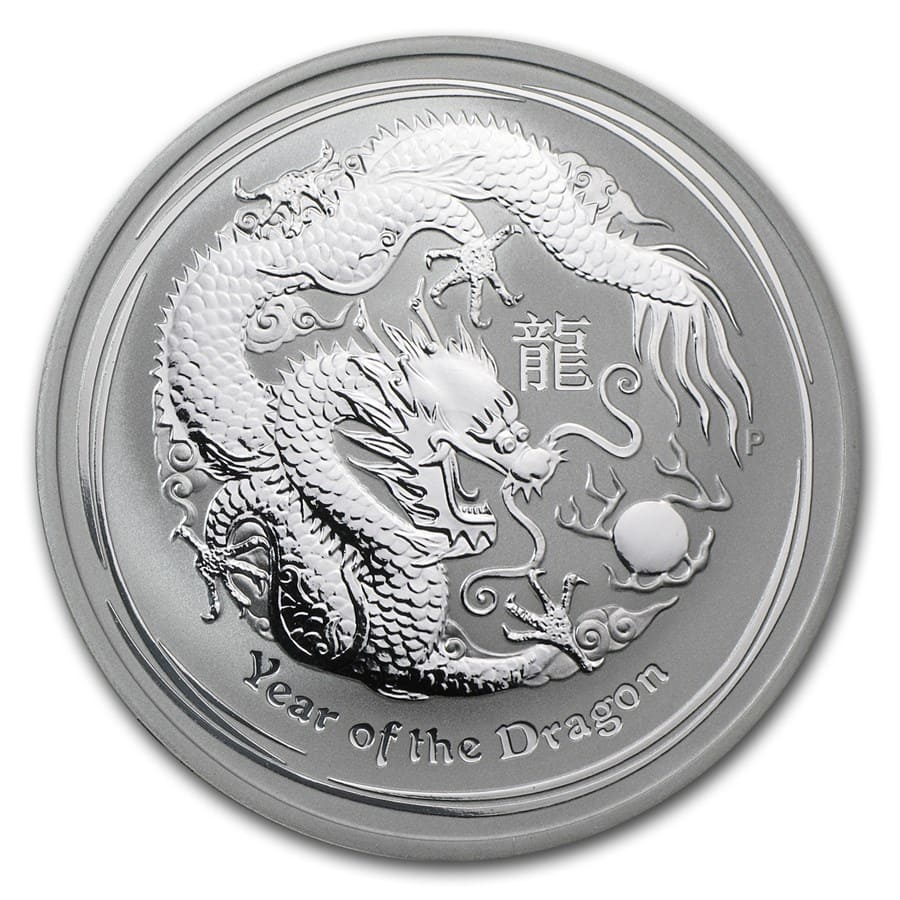 Details about   Year Of The Dragon 2012 Colorized 1/2 Ounce