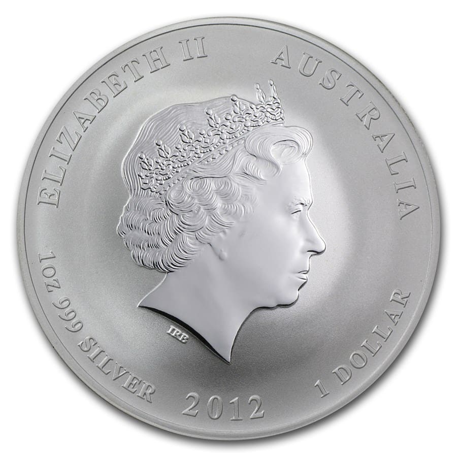 Buy 2012 Australia 1 oz Silver Year of the Dragon BU (Series II