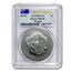 2012 Australia 1 oz Silver Year of the Dragon MS-70 PCGS (FS)