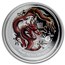2012 Australia 1 oz Silver Year of the Dragon Proof (Colorized)