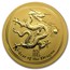 2012 Australia 10 oz Gold Lunar Dragon BU (Series II)