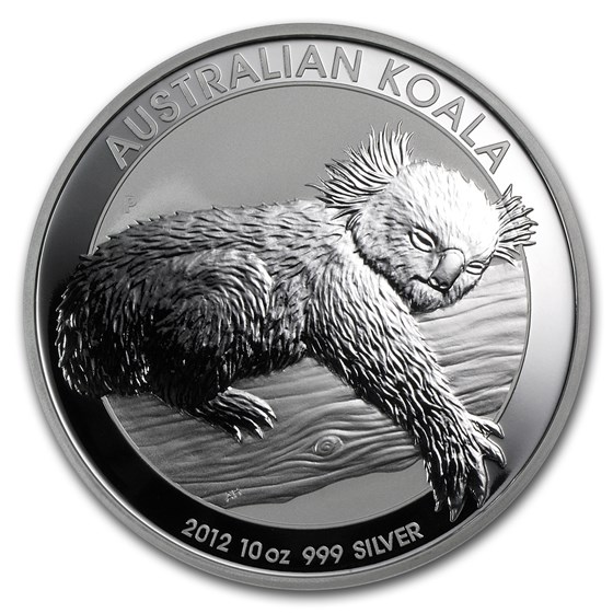 2012 Australia 10 oz Silver Koala BU