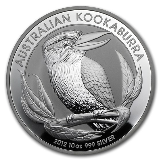 2012 Australia 10 oz Silver Kookaburra BU 2012 Australia 10 oz Silver Kookaburra BU
