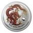2012 Australia 10 oz Silver Year of the Dragon BU (Colorized)