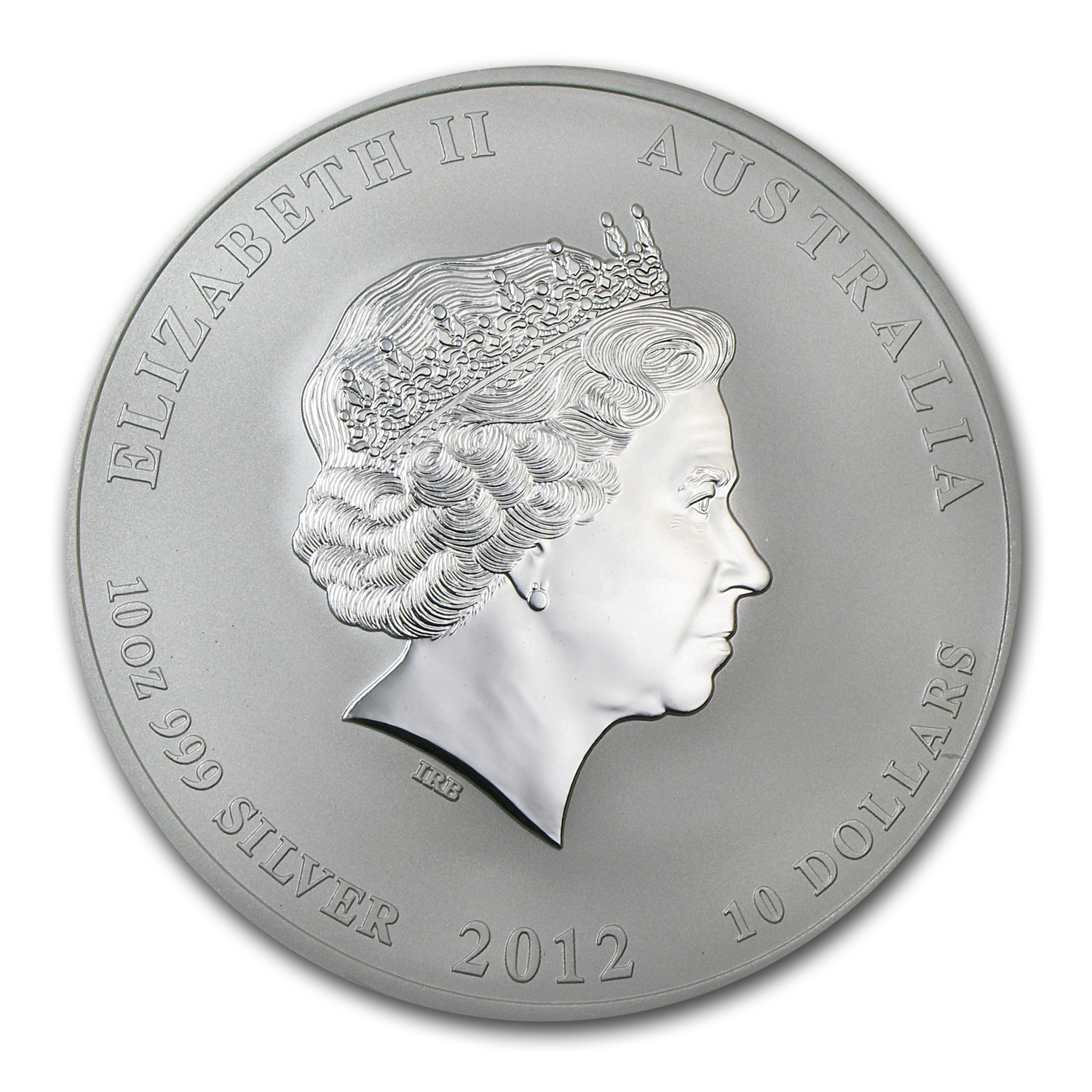 Buy 2012 Australia 10 oz Silver Year of the Dragon BU (Colorized