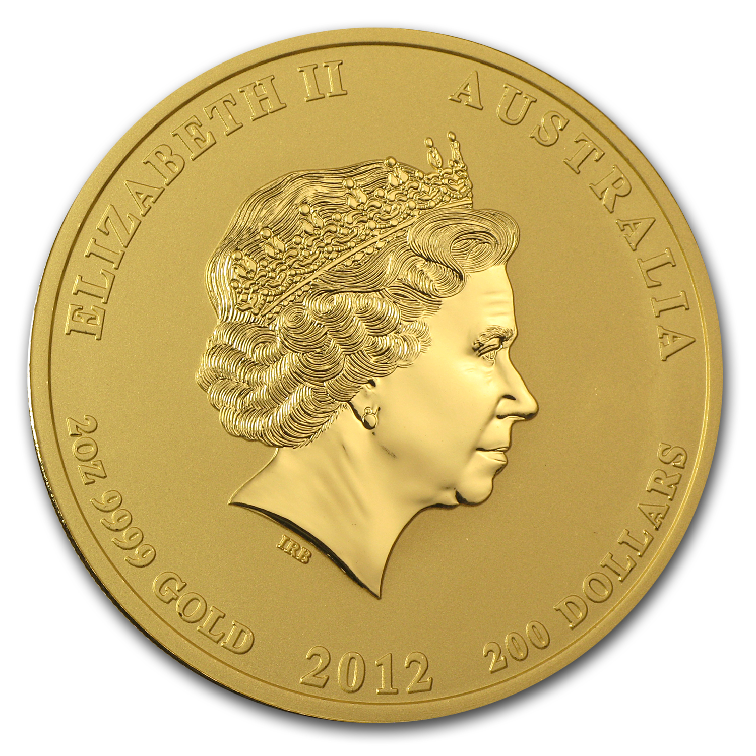 Buy 2012 Australia 2 oz Gold Lunar Dragon BU (Series II) | APMEX