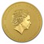 2012 Australia 2 oz Gold Lunar Dragon BU (Series II)