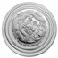 2012 Australia 2 oz Silver Year of the Dragon BU (Damaged)