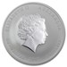2012 Australia 2 oz Silver Year of the Dragon BU