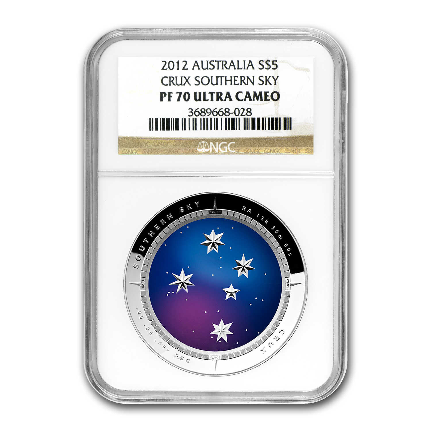 Buy 2012 Australia $5 Crux Southern Sky PF-70 NGC | APMEX