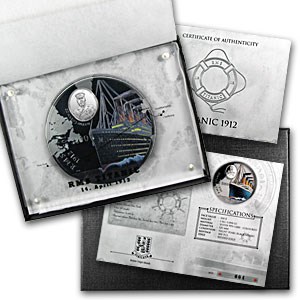 2012 British Virgin Islands 1 kilo Silver Titanic Proof 2012 British Virgin Islands 1 kilo Silver Titanic Proof