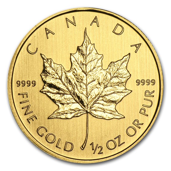 2012 Canada 1/2 oz Gold Maple Leaf BU 2012 Canada 1/2 oz Gold Maple Leaf BU