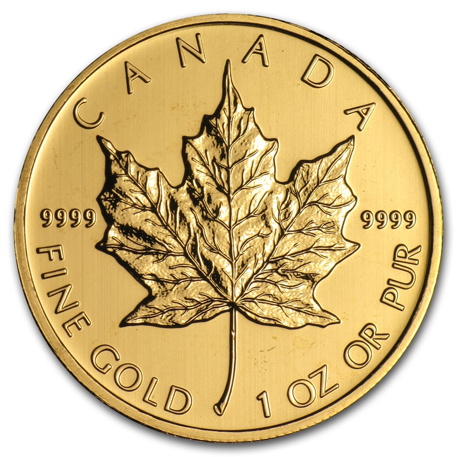 2012 Canada 1 oz Gold Maple Leaf BU