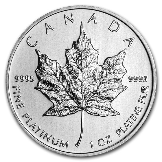 2012 Canada 1 oz Platinum Maple Leaf BU