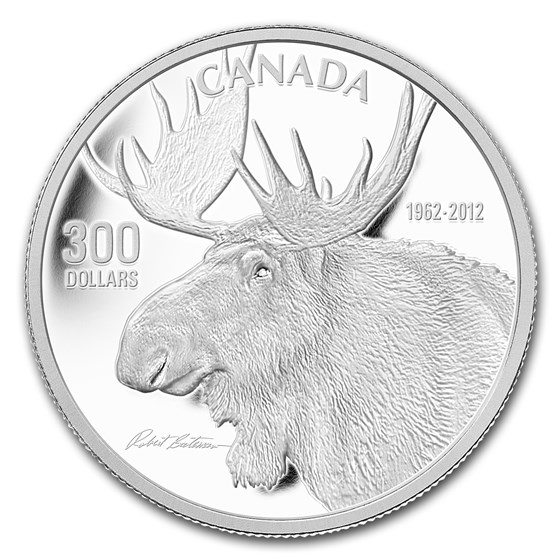 2012 Canada 1 oz Proof Platinum $300 Bateman's The Bull Moose 2012 Canada 1 oz Proof Platinum $300 Bateman's The Bull Moose