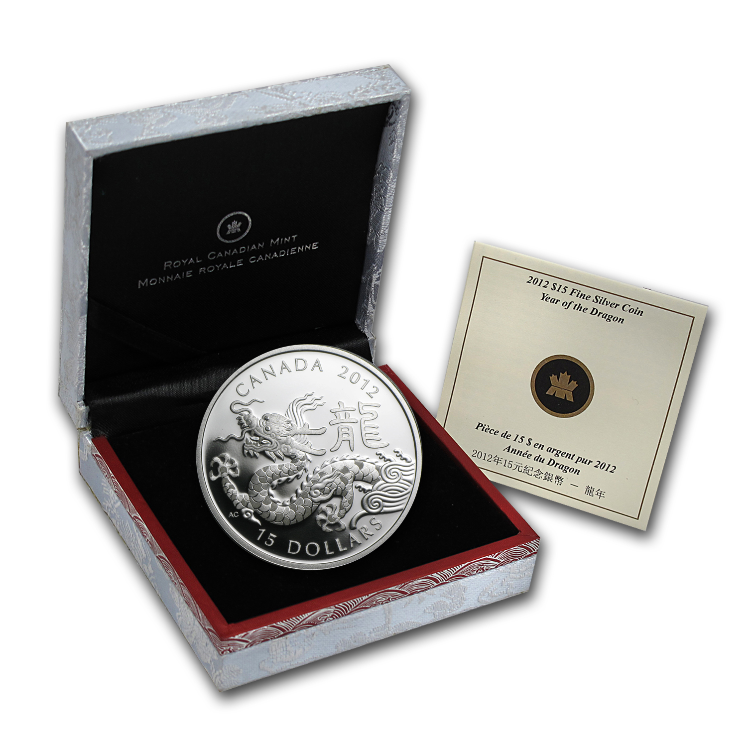 Buy 2012 Canadian 1 oz Silver $15 Lunar Dragon | APMEX