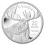 2012 Canada 1 oz Silver $20 Robert Bateman's Moose