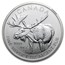 2012 Canada 1 oz Silver Wildlife Series Moose MS-69 NGC