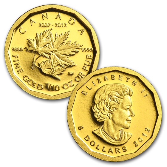 Buy 2012 Canada 5-Coin Gold $1 Million Coin 5th Anniv GML Proof Set | APMEX