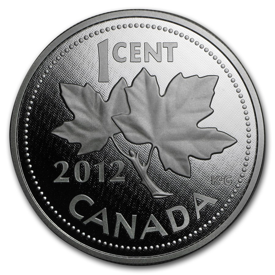 2012 Canada 5 oz Silver Farewell to the Penny