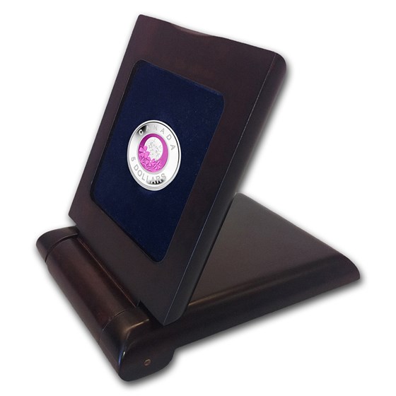 2012 Canada Silver & Niobium $5 Full Pink Moon (w/Box & COA) 2012 Canada Silver & Niobium $5 Full Pink Moon (w/Box & COA)