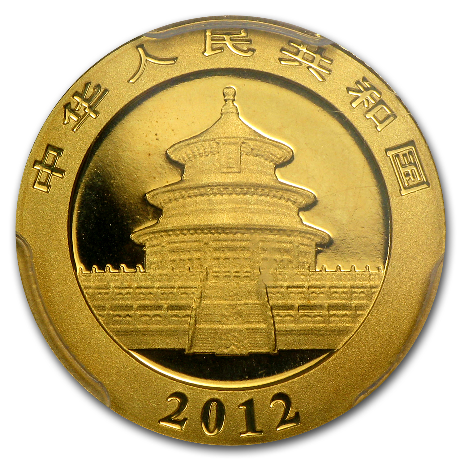 Buy 2012 China 1/10 oz Gold Panda MS-70 PCGS (FirstStrike
