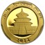 2012 China 1/20 oz Gold Panda MS-70 PCGS (FirstStrike®)