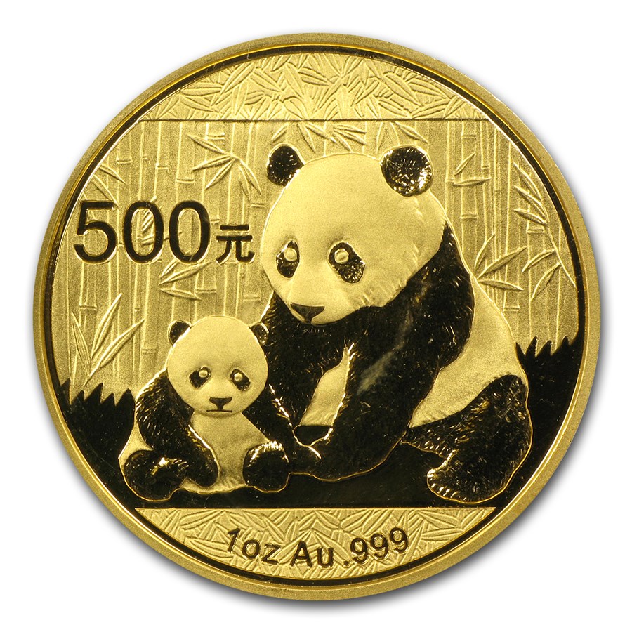 2012 China 1 oz Gold Panda BU (Sealed)