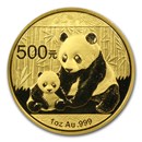 2012 China 1 oz Gold Panda BU (Sealed)