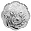2012 China 1 oz Silver Flower Year of the Dragon PF-70 NGC