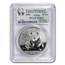 2012 China 1 oz Silver Panda MS-69 PCGS (FirstStrike®)