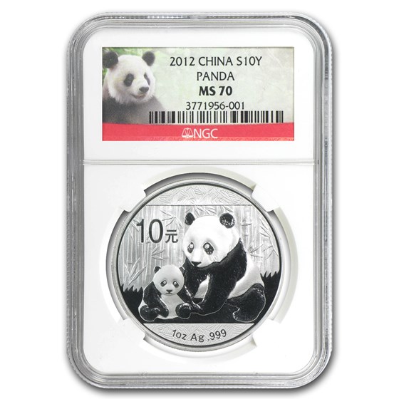 2012 China 1 oz Silver Panda MS-70 NGC 2012 China 1 oz Silver Panda MS-70 NGC