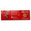 2012 Cook Islands 4 oz Silver Rectangle Colorized Dragon PF Set