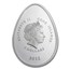 2012 Cook Islands Proof Silver Imperial Egg in Cloisonné Red