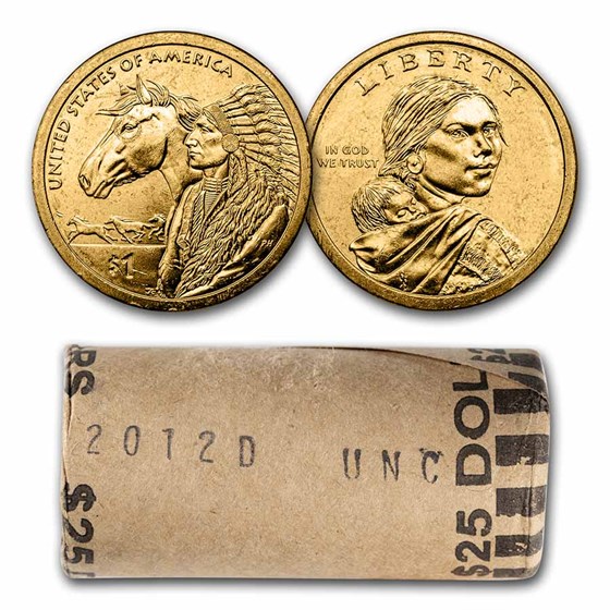 2012-D Native Amer $1 - 17th Century Trade Routes (25 Coin Roll) 2012-D Native Amer $1 - 17th Century Trade Routes (25 Coin Roll)