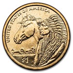 2012-D Native Amer $1 - 17th Century Trade Routes BU