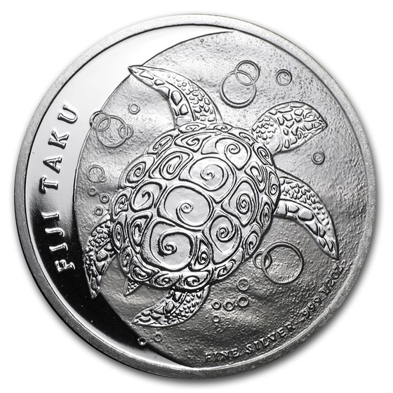 2012 Fiji 1/2 oz Silver $1 Taku BU 2012 Fiji 1/2 oz Silver $1 Taku BU