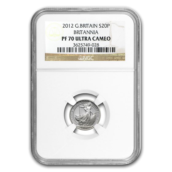 2012 Great Britain 1/10 oz Silver Britannia PF-70 NGC 2012 Great Britain 1/10 oz Silver Britannia PF-70 NGC