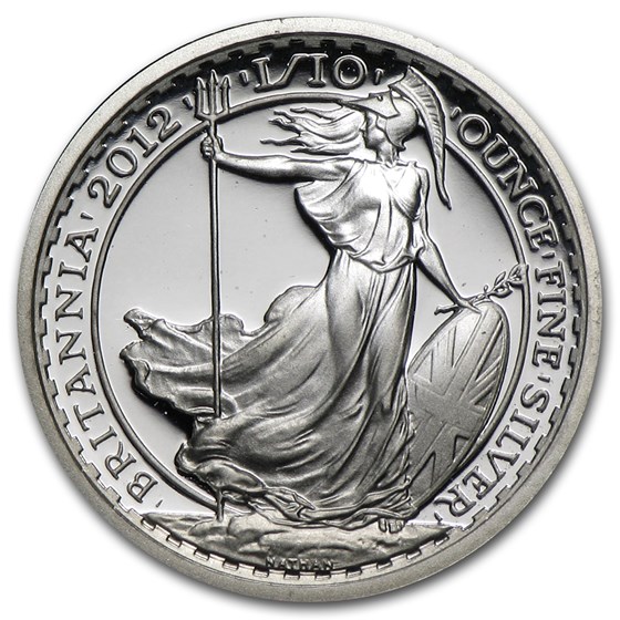 2012 Great Britain 1/10 oz Silver Britannia Proof 2012 Great Britain 1/10 oz Silver Britannia Proof