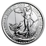 2012 Great Britain 1 oz Silver Britannia BU