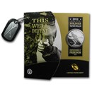 2012 Infantry/Defenders of Freedom $1 Silver Commem Pf Set (Book)